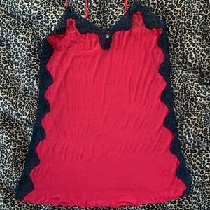 Red /black sheer nightie or dress